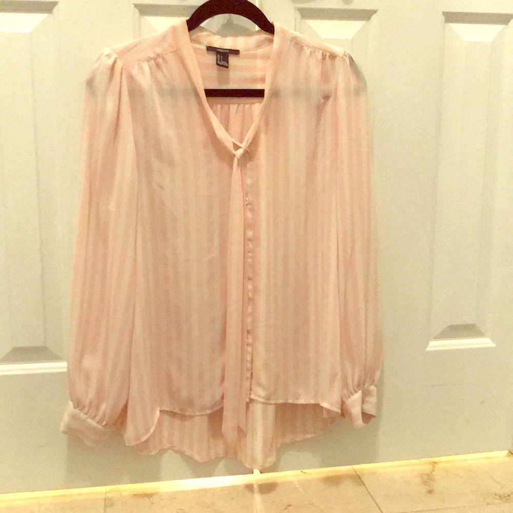 Pink striped top